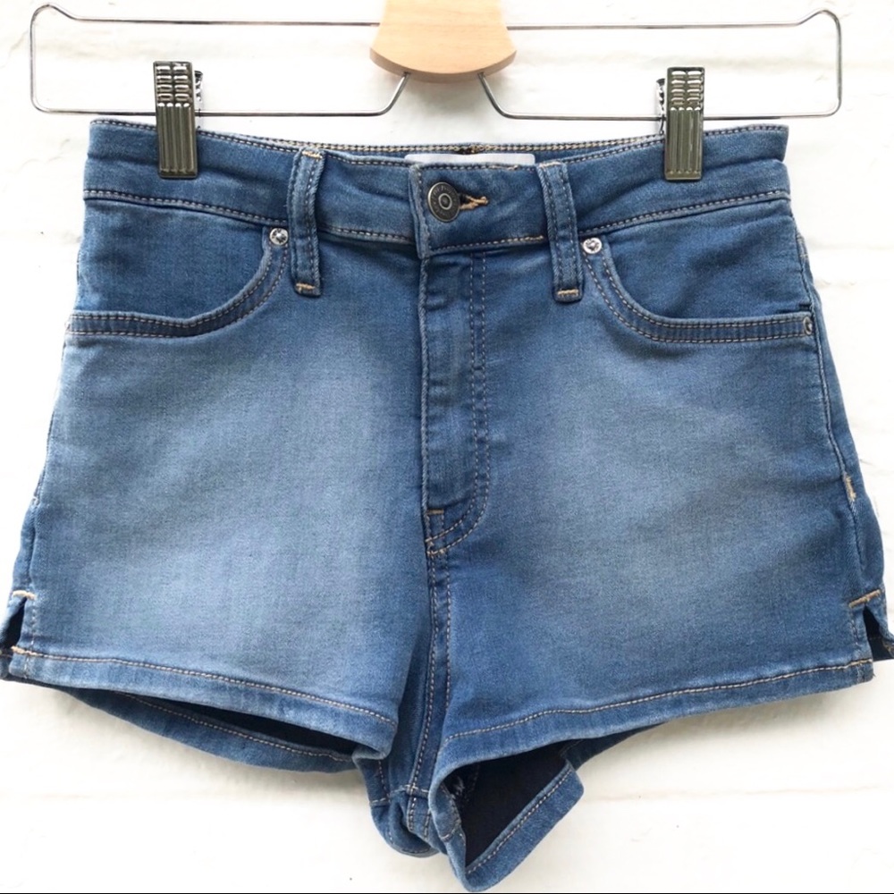 Free People Soft Denim Booty Short - Shorts